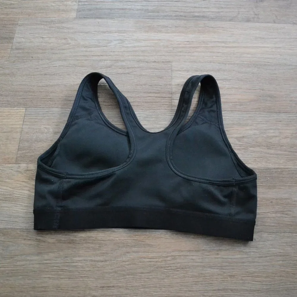 Nike Women's Pro Black High Impact Supportive Sports Bra Size Small